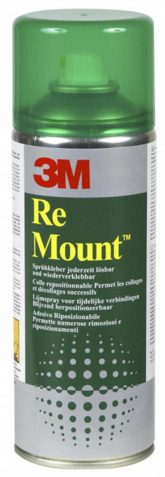 Spray adeziv repozitionabil, 400ml, 3M Remount