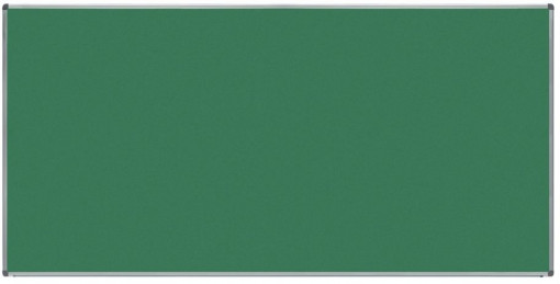 Tabla verde magnetica pentru creta, cu suprafata emailata, rama din aluminiu anodizat, dimensiune 240 x 120 cm