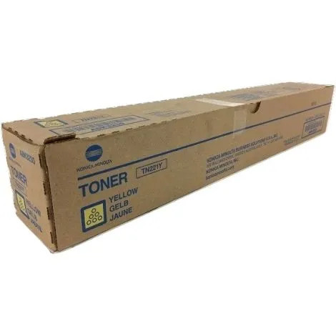 Toner Konica Minolta TN221Y, A8K325H, Yellow, Original - HALF