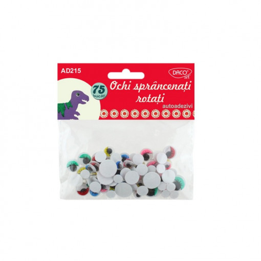 Accesorii craft Ochi sprancenati si rotati Daco