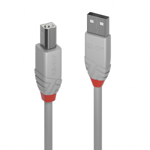 Cablu Lindy 0,5m USB 2.0 Type A to B Ant