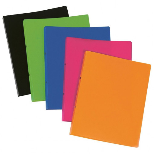 Caiet mecanic 2 inele - D25mm, coperti carton plastifiat PVC, A4, AURORA