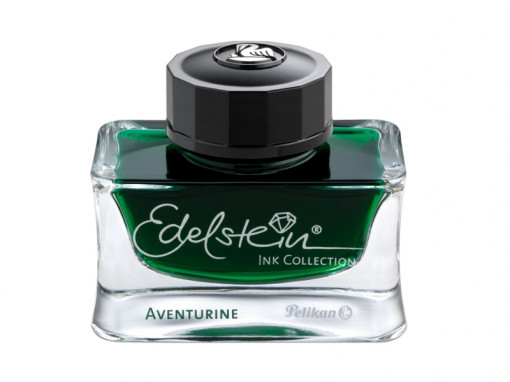 Cerneala premium Edelstein, borcan 50ml, culoare verde aventurin
