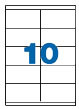 Etichete autoadezive, pretaiate (105x57 mm), 10/A4, 100 coli/top, A-Series