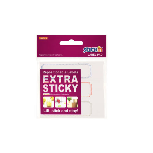 Etichete autoadezive Stick"n Extra sticky label - albe- chenar color, 25 x 88 mm, 3 x 30 etichete/set