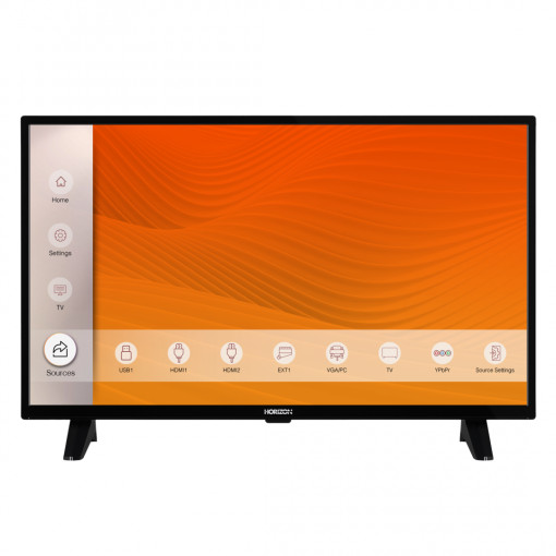 LED TV HORIZON 32HL6309H/B, 32 D-LED, HD Ready (720p), Digital TV-Tuner DVB-T2/C, CME 100Hz, Contrast