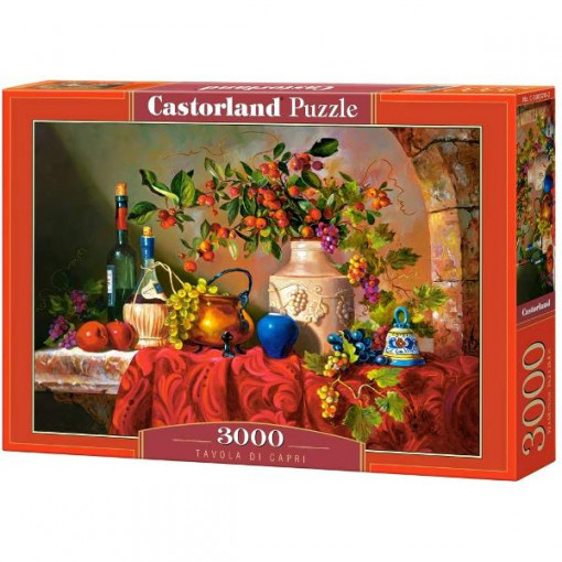 Puzzle 3000 Piese - Tavola di Capri - Castorland