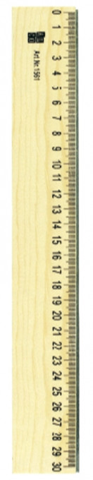 Rigla din lemn, 30cm, ALCO