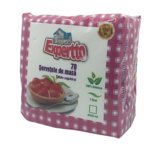Șervețele de masă Expertto, 1str, 70buc