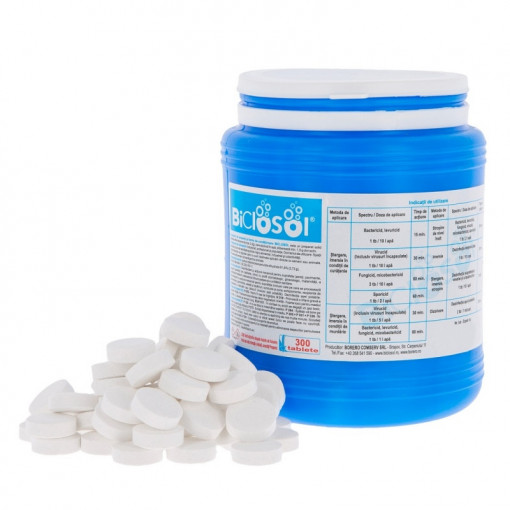 Tablete clorine Biclosol, 300 buc/cutie