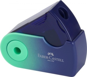 Ascuțitoare plastic simplă Faber-castell Sleeve-mini Flow