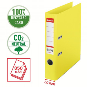 Biblioraft carton, A4, lățime 5 cm, Esselte No.1 Power Recycled4
