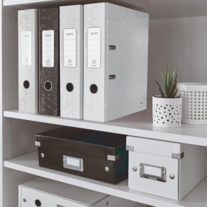 Biblioraft plastifiat A4, lățime 8 cm, 180grade, Wow Leitz4