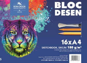 Bloc desen A4, 180g 16 coli Animale Koh-I-Noor - Img 2