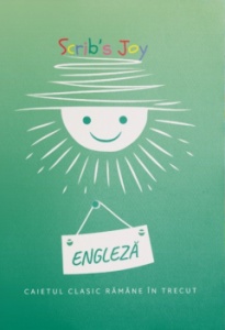 Caiet A5, 64 file, Dictando, hârtie 80g/mp, copertă 300 g/mp Engleză - Scrib's Joy
