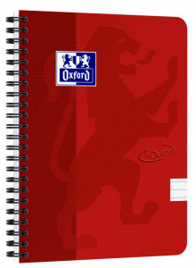 Caiet cu spirala A5, OXFORD School Touch , 70 file-90g/mp, 4 perf, coperta carton - dictando - Img 4