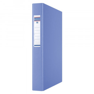 Caiet mecanic carton plastifiat cu eticheta Donau, A4, 4 inele, 25mm
