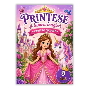 Carte de colorat NEBO, A4, 8 file, Printese
