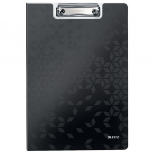 Clipboard dublu Leitz WOW A4 din polyfoam, clemă metalică și buzunar interior – organizare modernă și sigură