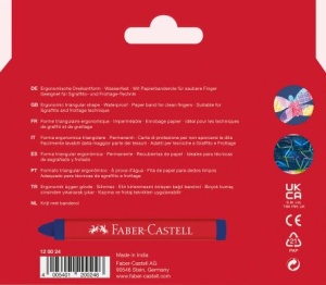 Creioane cerate triunghiulare Faber-castell, 24 culori2