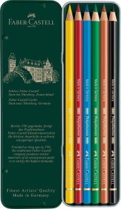 Creioane colorate Faber-castell Polychromos, 6 culori3