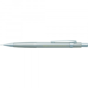 Creion mecanic profesional Penac NP-3, vârf 0.3mm, con metalic cu vârf cilindric fix - corp argintiu