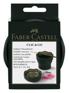 Cutie apa Click&Go, Faber-Castell verde