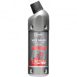 Detergent lichid, concentrat, pentru curățarea toaletelor și a băilor Clinex W3 Multi, 1L