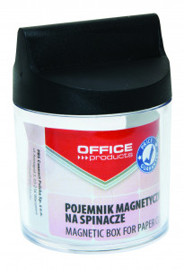 Dispenser magnetic cilindric, D58xh68mm, pentru agrafe, Office Products
