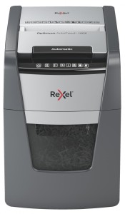 Distrugător automat Rexel Optimum 100x P4 Cross Cut, 100 coli