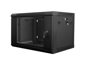 Dulap rack de perete 19", 6U negru,