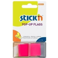 Film index autoadeziv Stick'n Pop-up, 45 x 25mm, 50 file/set, cu dispenser