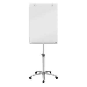 Flipchart magnetic din sticlă mobil Nobo Diamond - Img 1