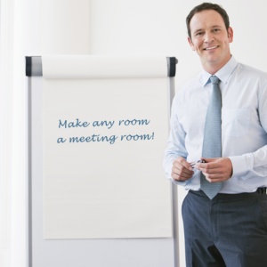 Flipchart pad repozitionabil, 79x63 cm, 30 coli/set, coli albe, Stick'n3