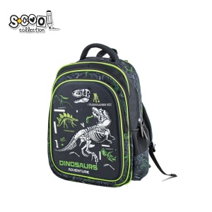 Ghiozdan 3D DINOSAURS - S-COOL, 38x35x20 cm2