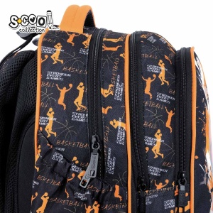 Ghiozdan anatomic BASKETBALL - S-COOL, 39x33x18 cm5