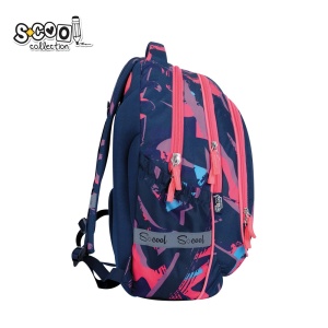 Ghiozdan anatomic light STRIPES - S-COOL, 41x28x17 cm3