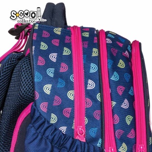 Ghiozdan anatomic RAINBOW - S-COOL, 38x39x19.5 cm8