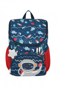 Ghiozdan Mini little travelers, motiv Bob the astronaut