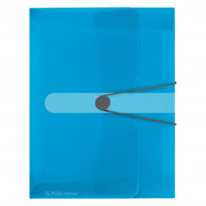 Mapa plastic opacă cu elastic Herlitz Easy Orga A4 lățime cotor 40mm