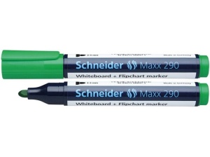 Marker pentru tablă de scris+flipchart Schneider Maxx 290, vârf rotund 2-3mm