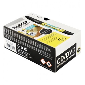 Marker permanent Grand CD-051 160-1878, vârf rotund, 0.8mm / 3.8mm, 2 capete, negru3