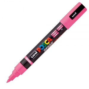 Marker UNI Posca PC-5BR, vârf pensulă, 1-4mm10
