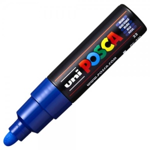 Marker UNI Posca PC-7M, vârf rotund, 4.5-5.5mm5