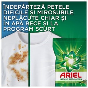 Detergent de rufe pudră Ariel Mountain Spring 6,5 kg, 100 spălări5