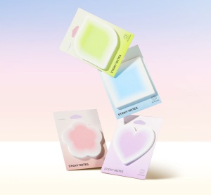 Notes autoadeziv Nusign Deli, gradient, diverse forme culori3