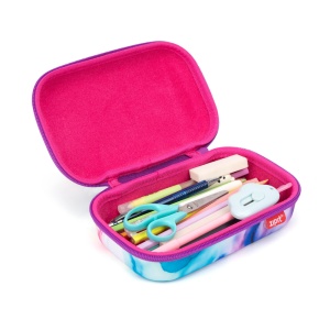 Penar cu fermoar ZIPIT Colorz Storage Box cu buzunar interior - Rainbow Water Colors3