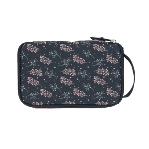 Penar neechipat fete, 1 fermoar, Dimensiuni 22x13.5x5.5cm, tip etui 2 Go, Motiv Blossom Herlitz - Img 2