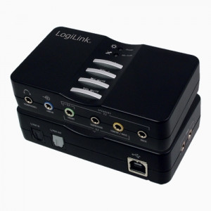 Placa de sunet externa usb logilink sound box (ua0099)