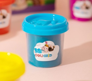 Plastilină modelaj Deli, 6 culori x 100g2